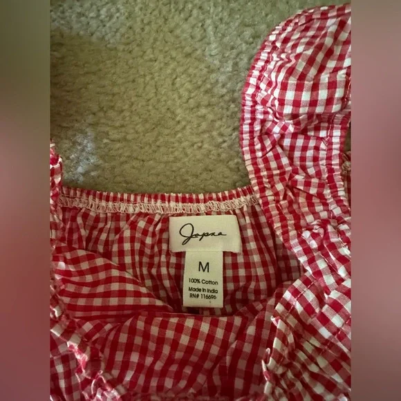 Red Gingham Two piece skirt and tank - Picture 8 of 10